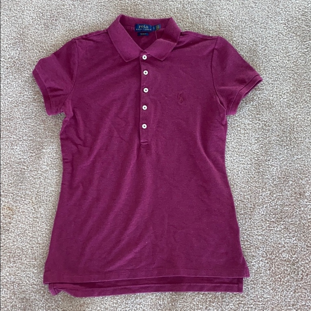 Maroon polo